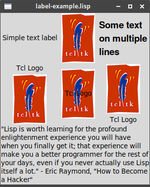 ltk label example