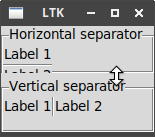 ltk separator example