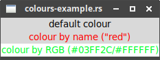 rstk colours example