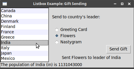rstk listbox example